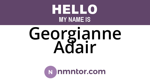 Georgianne Adair
