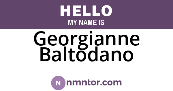 Georgianne Baltodano