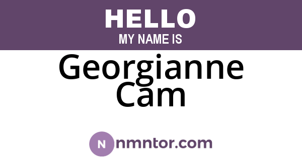 Georgianne Cam
