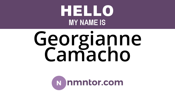 Georgianne Camacho