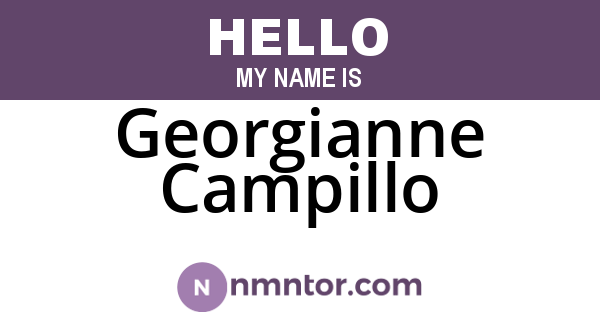 Georgianne Campillo
