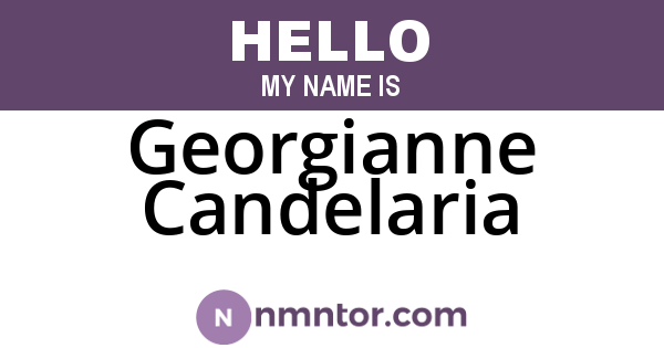 Georgianne Candelaria