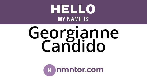 Georgianne Candido