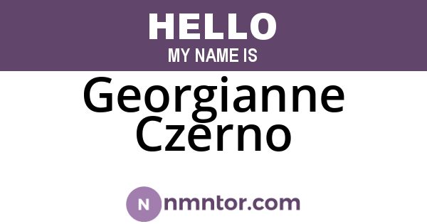 Georgianne Czerno
