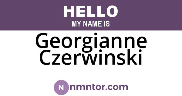 Georgianne Czerwinski