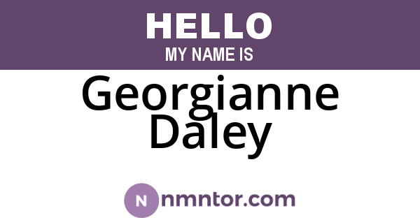 Georgianne Daley