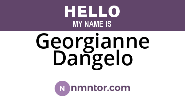 Georgianne Dangelo