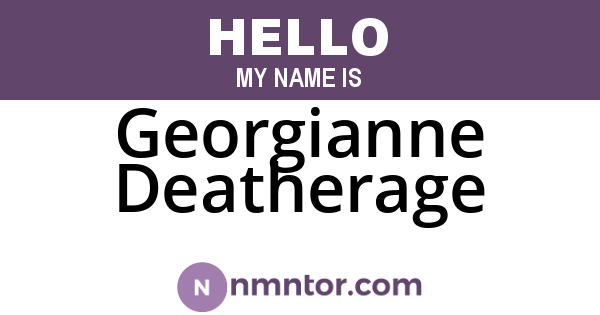 Georgianne Deatherage