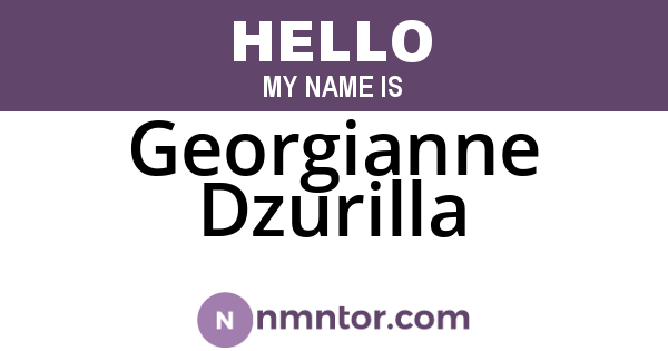 Georgianne Dzurilla