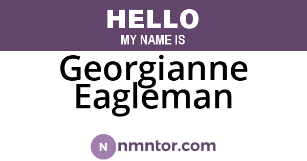 Georgianne Eagleman