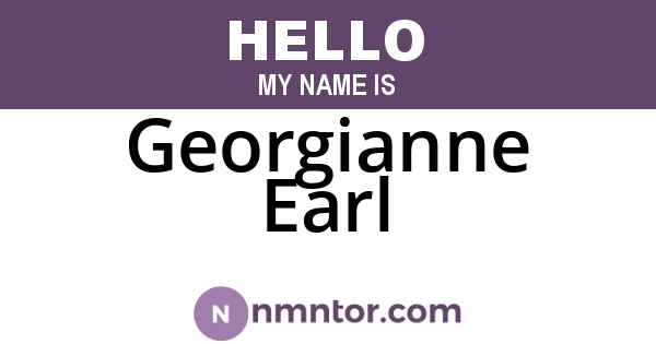 Georgianne Earl