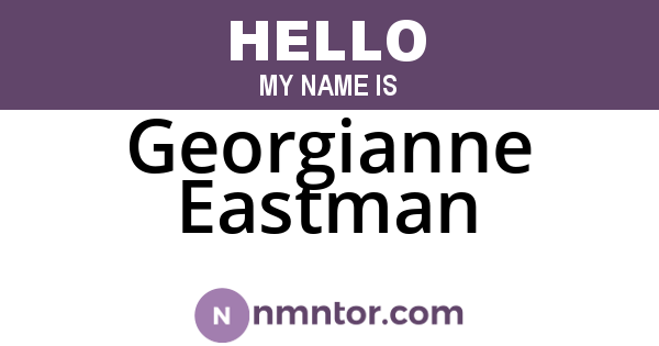 Georgianne Eastman