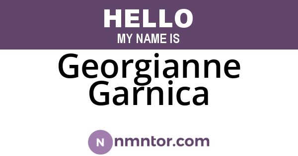 Georgianne Garnica