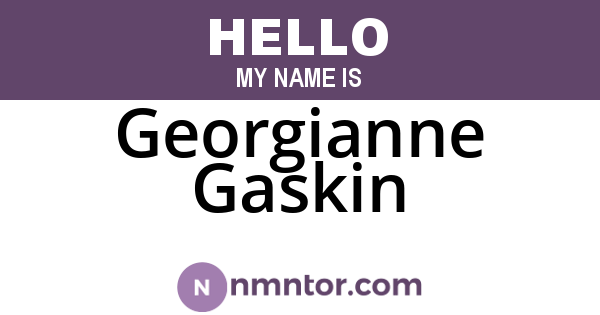 Georgianne Gaskin