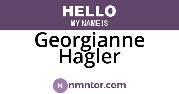 Georgianne Hagler