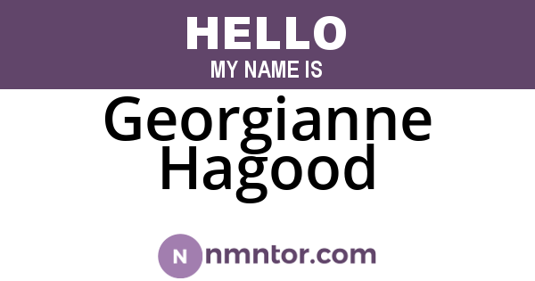 Georgianne Hagood