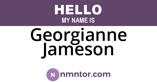 Georgianne Jameson