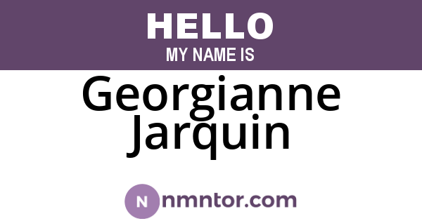 Georgianne Jarquin