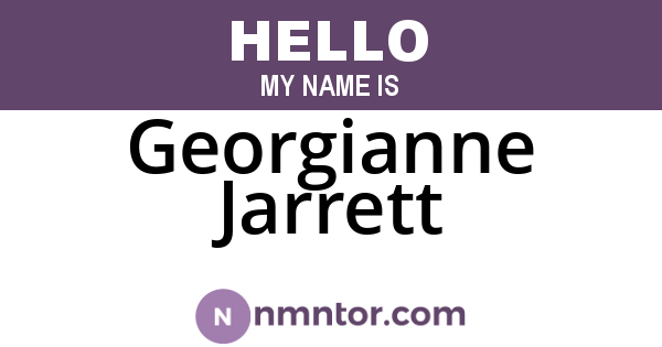 Georgianne Jarrett
