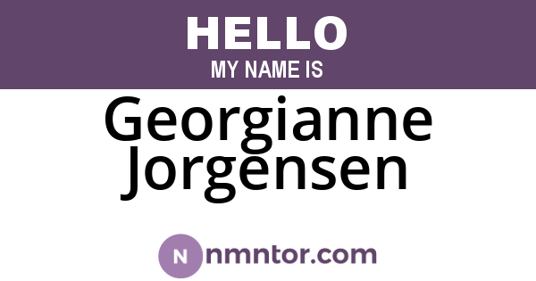 Georgianne Jorgensen