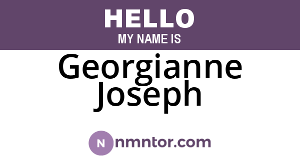 Georgianne Joseph