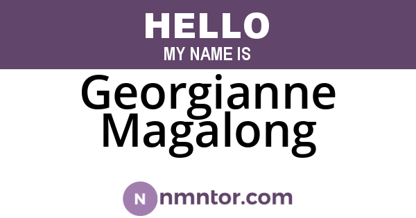 Georgianne Magalong