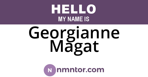 Georgianne Magat