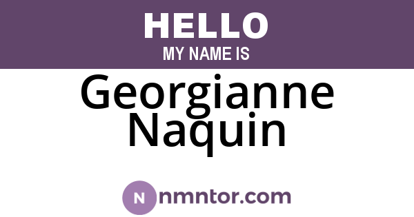 Georgianne Naquin
