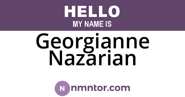 Georgianne Nazarian
