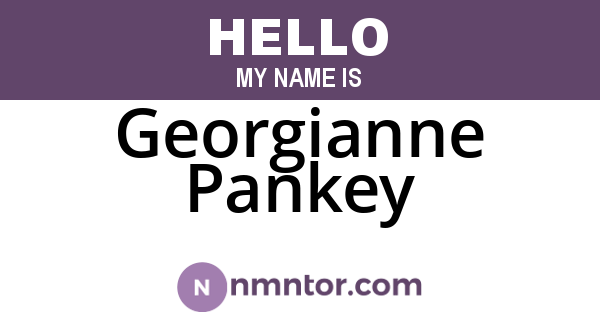 Georgianne Pankey