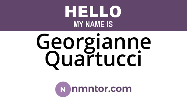 Georgianne Quartucci