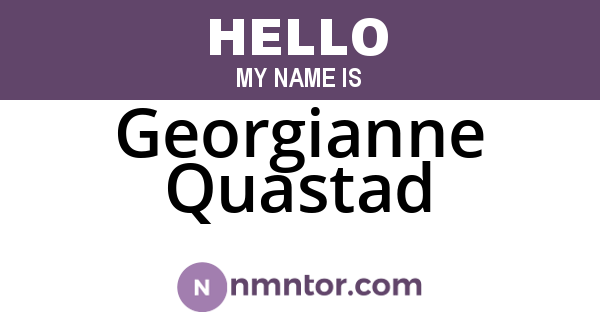 Georgianne Quastad
