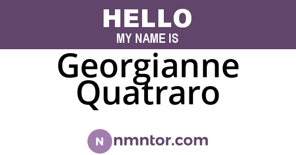 Georgianne Quatraro