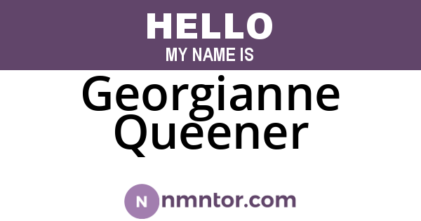 Georgianne Queener