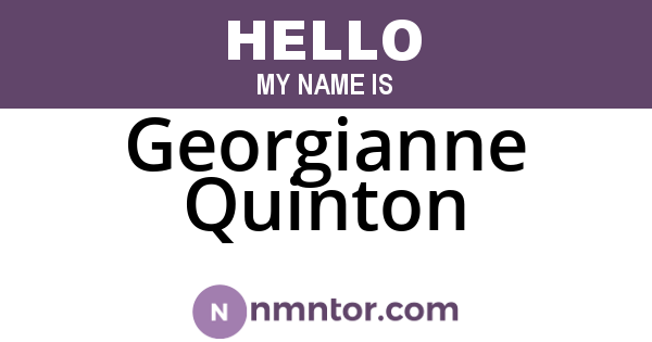 Georgianne Quinton
