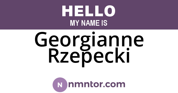 Georgianne Rzepecki