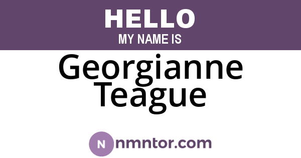 Georgianne Teague
