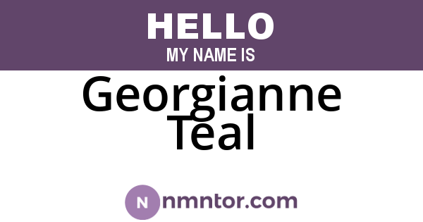 Georgianne Teal