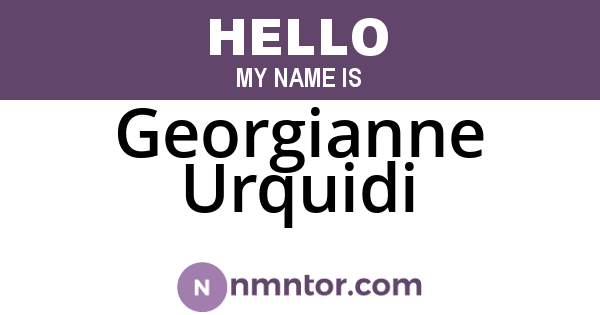 Georgianne Urquidi