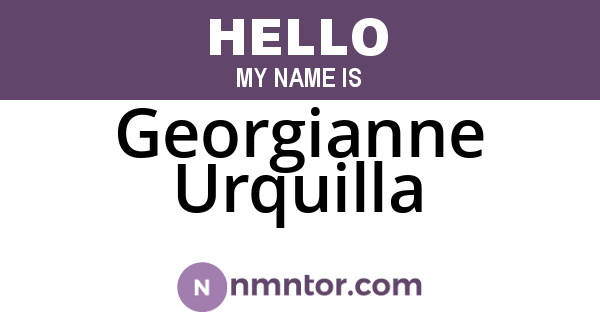 Georgianne Urquilla