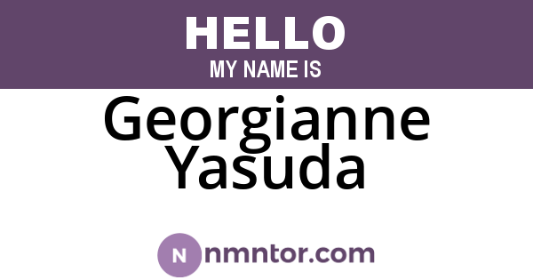 Georgianne Yasuda