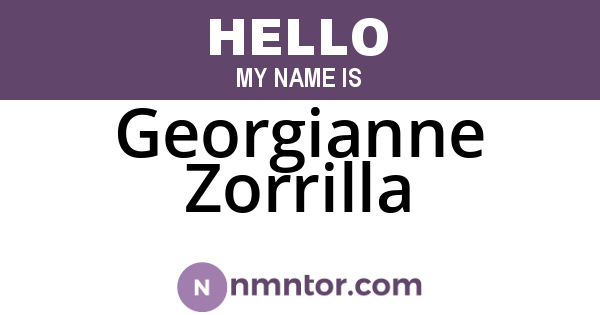 Georgianne Zorrilla