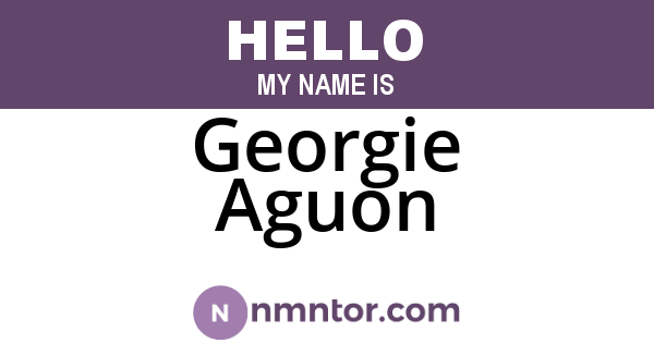 Georgie Aguon