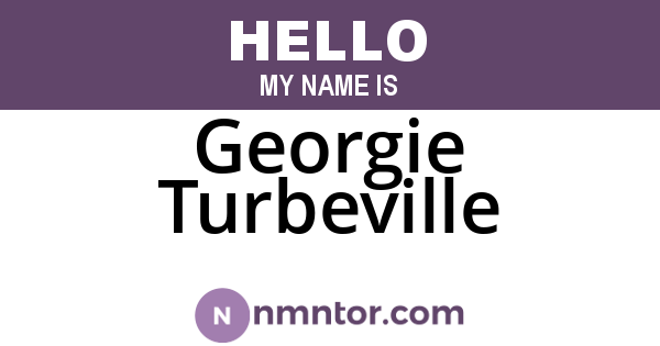 Georgie Turbeville