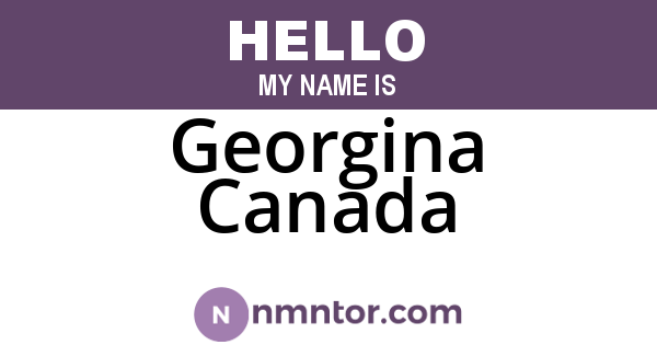 Georgina Canada