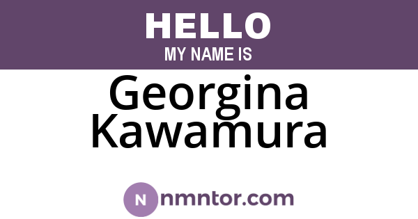 Georgina Kawamura
