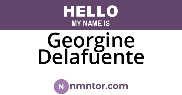 Georgine Delafuente