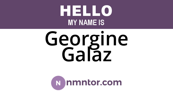Georgine Galaz