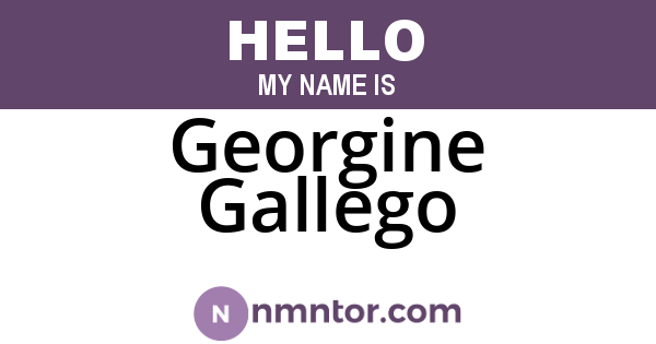 Georgine Gallego