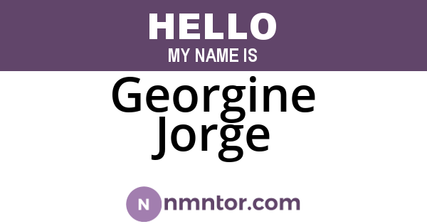 Georgine Jorge